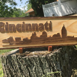 Cincinnati Skyline Sign