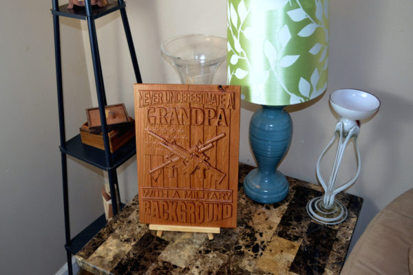 3D CNC Wood Carved Sign for sale