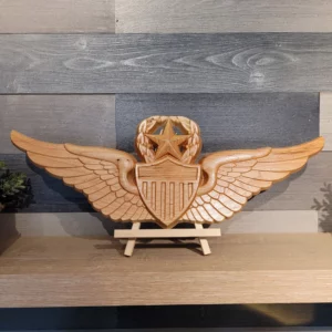 Army Aviation Master Wings –  Aviator Insignia – 3D Carved Wall Decor – Army Gifts – Army Master Aviation Wings